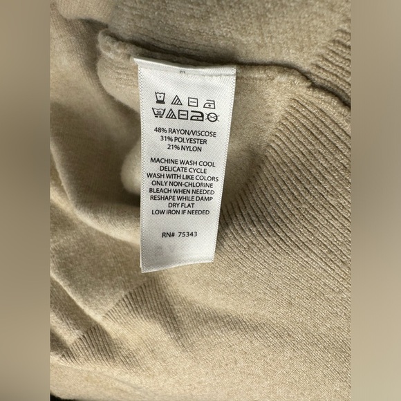 Joie Tan Plaid Button Down Cardigan Sweater - Picture 6 of 7